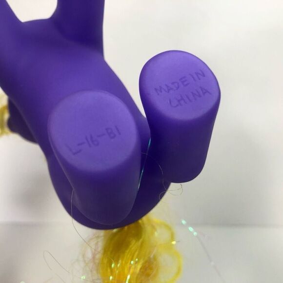 gi go wonder pony land unicorn purple blue and purple bee sun 6 inches tall - Picture 6 of 10